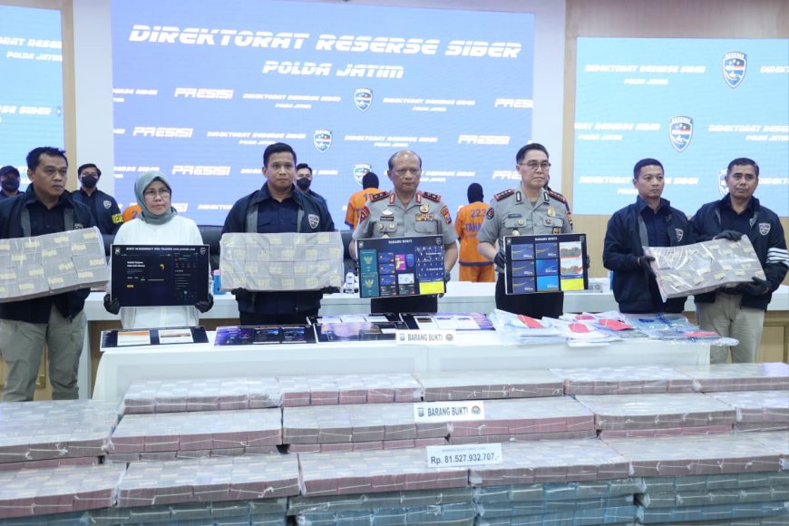 Polda Jatim Bongkar Scam Investasi Kripto Internasional, Blokir 77 Rekening Senilai Rp81,5 Miliar